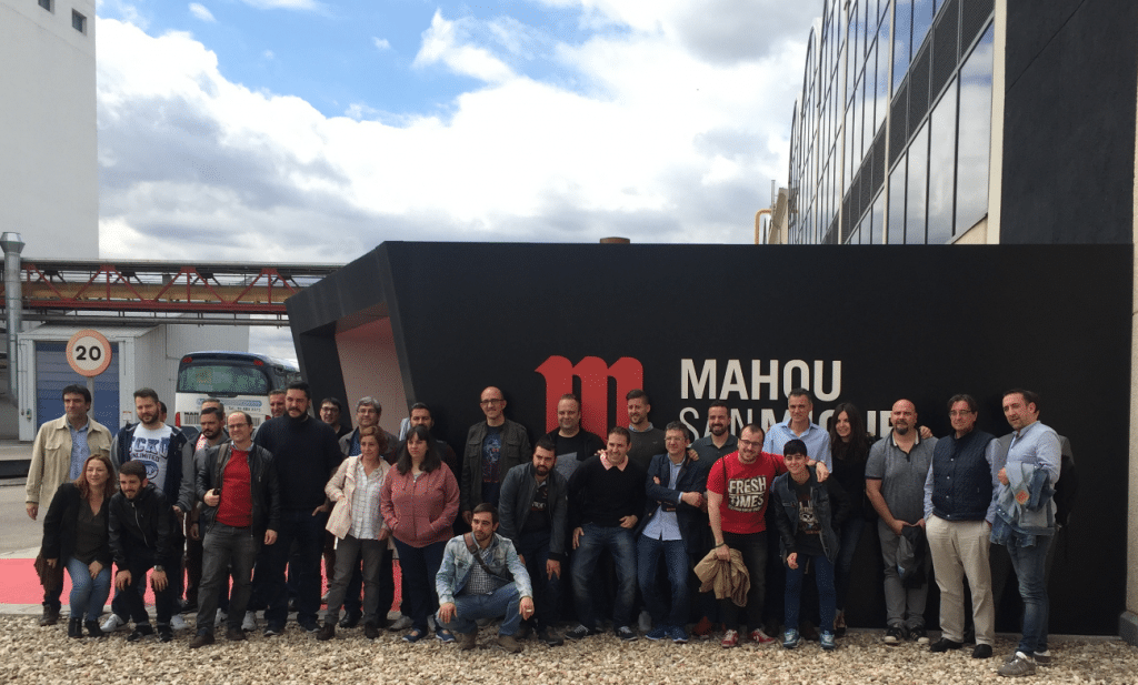 30 Aniversario de Extra Software Visita a la fábrica de Mahou