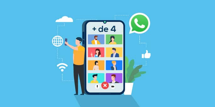 Videollamada WhatsApp más de 4 usuarios, ya disponible