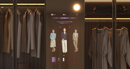 Hey Mirror vestidor inteligente CES 2026 Hey Mirror vestidor inteligente CES 2026