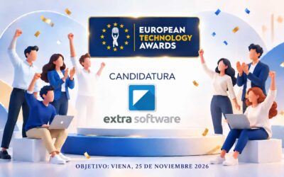 Candidatura de Extra Software a los European Technology Awards 2026 en la categoría de ERP